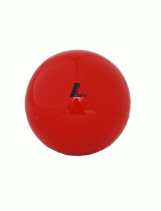 Мяч для художественной гимнастики "L" красный 18см
