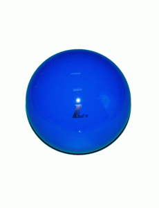 Мяч для художественной гимнастики "L" синий 18.5см