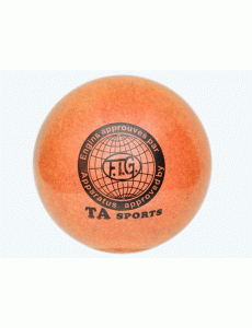Мяч гимнастический блестящий  TA Sport оранжевый