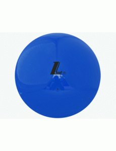 Мяч для художественной гимнастики "L" синий юниор 15см