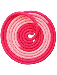 Скакалка гимнастическая утяжеленная INDIGO 3м фуксия-розовый
