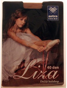 Колготки детские для балета и гимнастики Liza 40 den