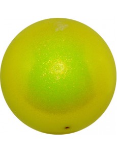 Мяч PASTORELLI GLITTER HV сверкающий флуо-желтый (Fluo Yellow)