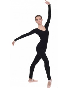 Комбинезон с длинным рукавом для гимнастики и танцев (полиамид)